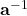 \ \mathbf{a}^{-1} 