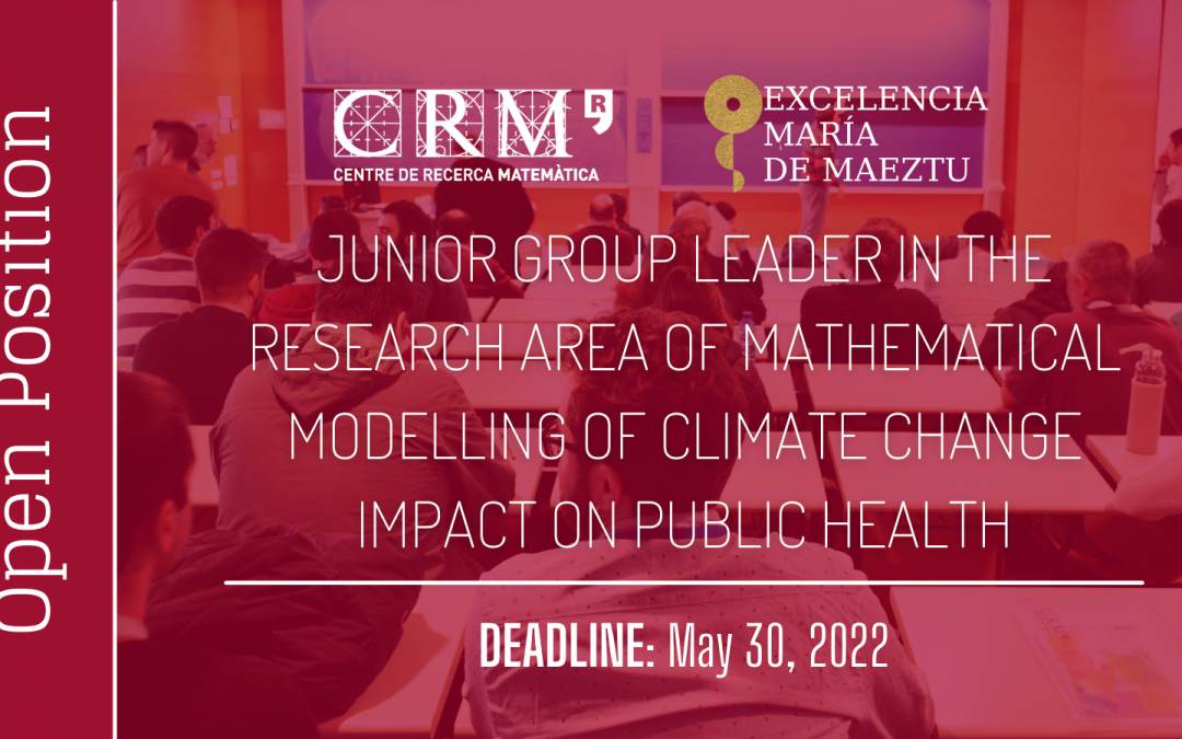 Open Call: Junior Group Leader in the Research Area of Mathematical Modelling of Climate Change Impact on Public Health