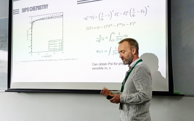Tim Myers, PI from the CRM Industrial Mathematics Group, Participates in a Workshop at the University College Dublin