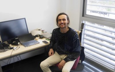 Nicolás Pollán, estudiant del grup de neurociència,  nou doctor del CRM