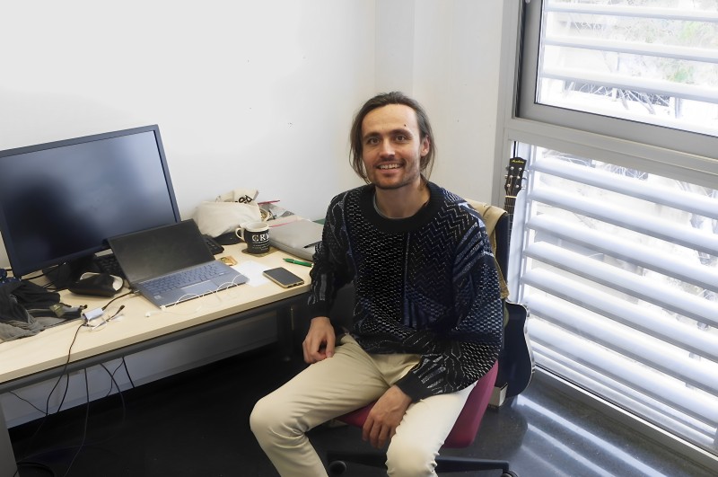 Nicolás Pollán, estudiant del grup de neurociència,  nou doctor del CRM