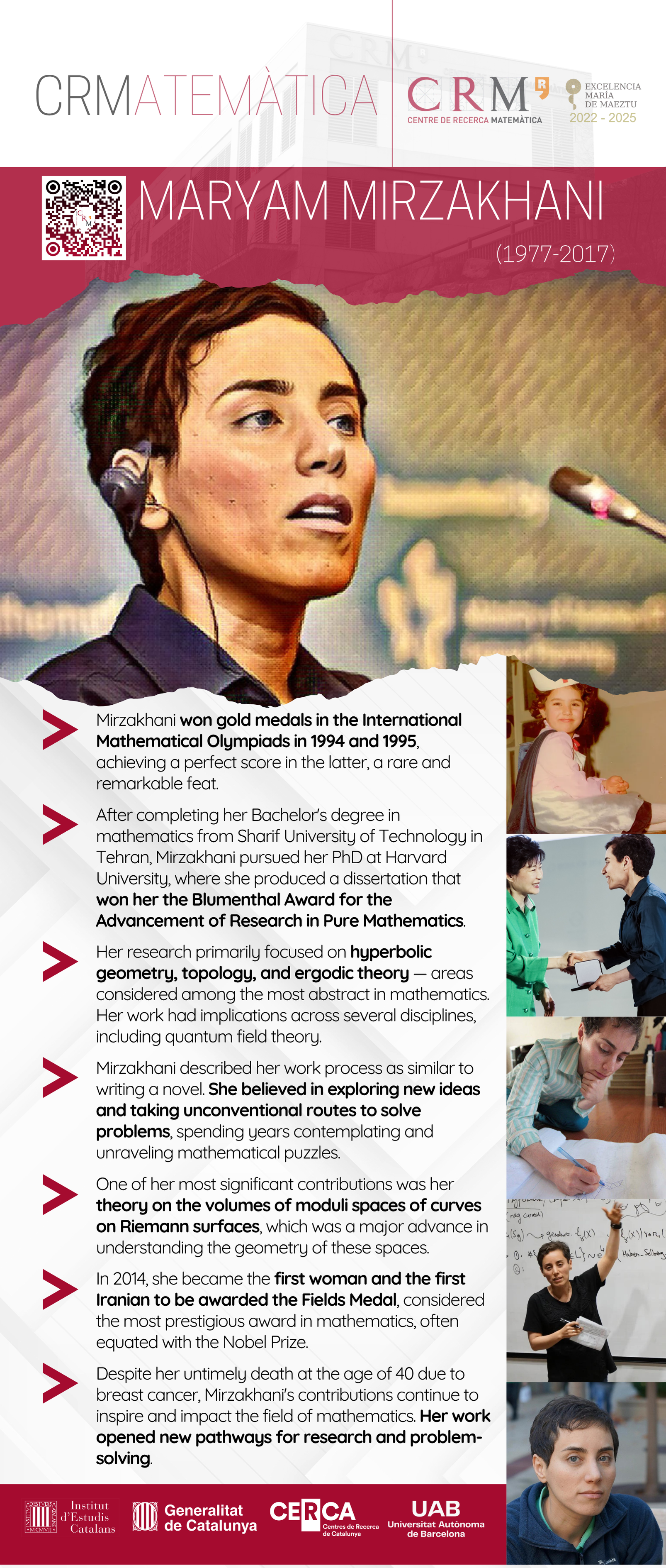 Copy of Maryam Mirzakhani (Retractable Banner)