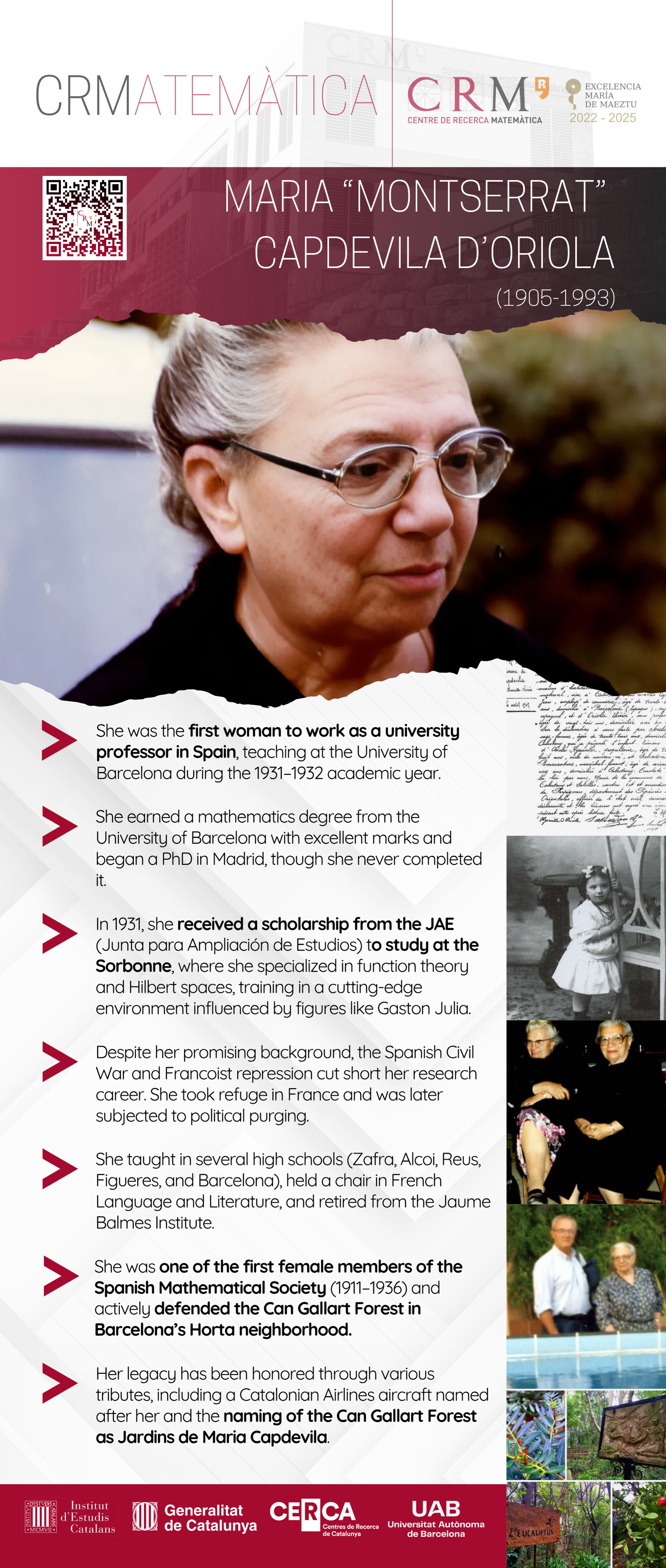 MARIA “MONTSERRAT” CAPDEVILA D’ORIOLA (Retractable Banners)