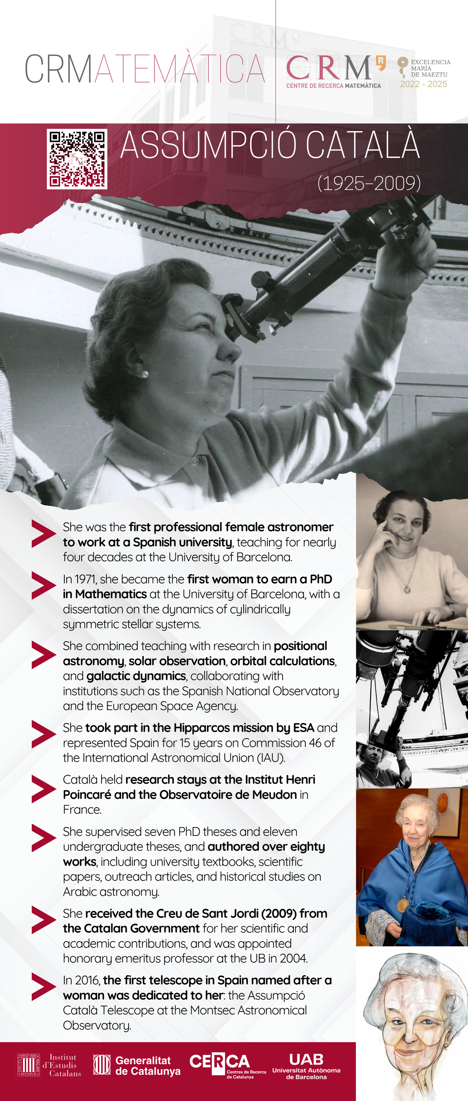 Maria Assumpció Català i Poch (Retractable Banners)