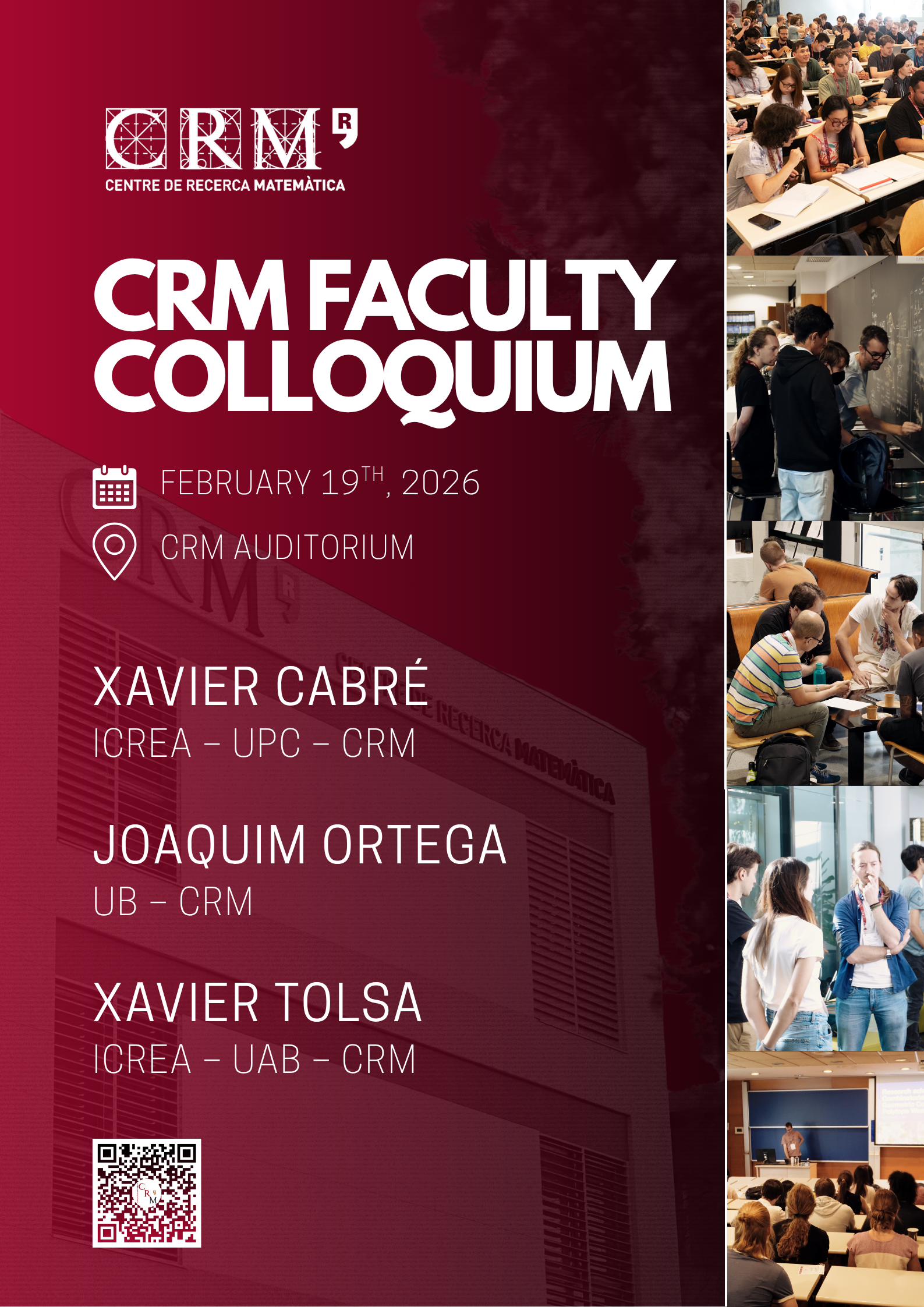 CRM Faculty Colloquium