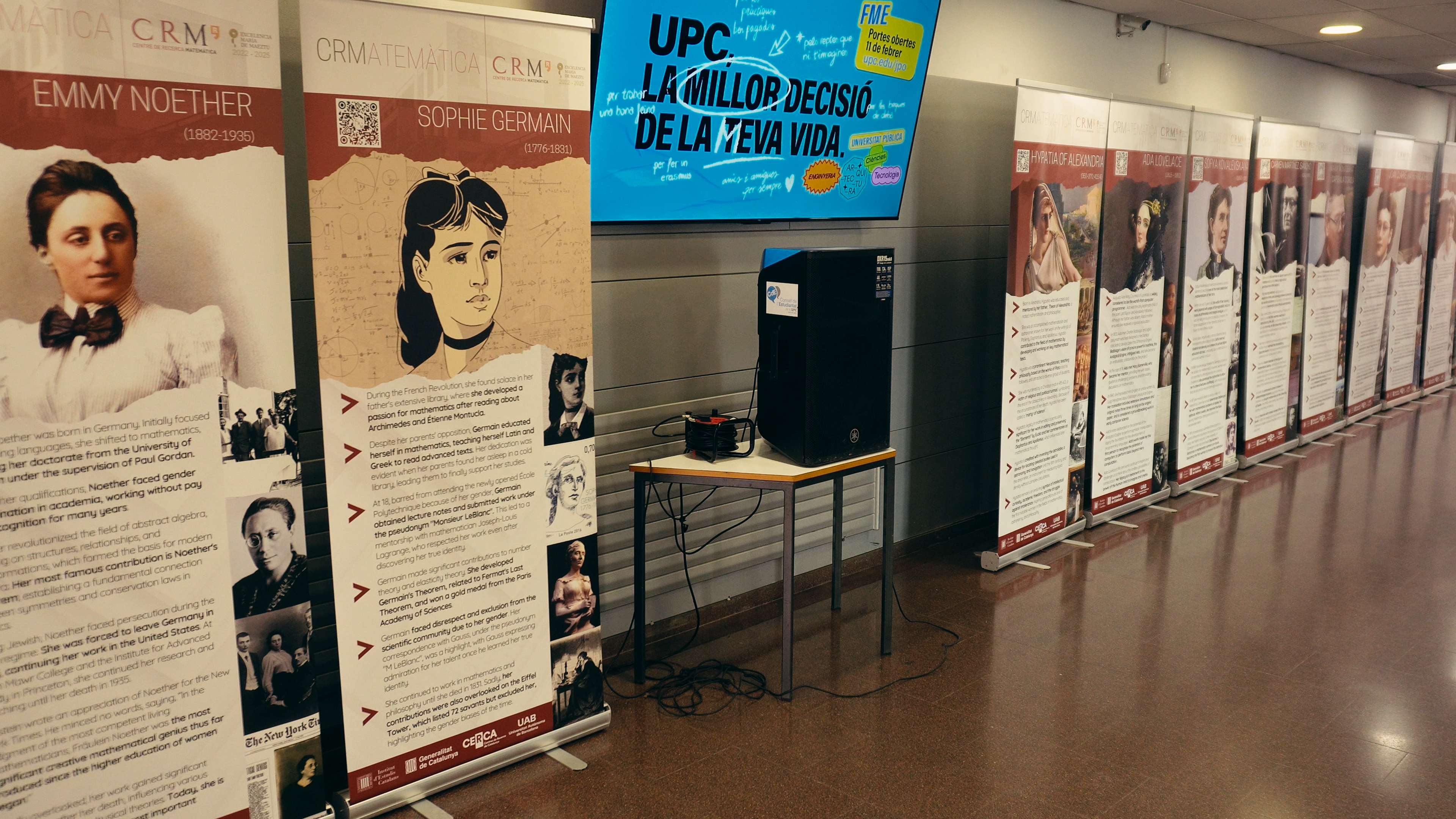 L’exposició “Figures Visibles” s’inaugura a la Facultat de Matemàtiques i Estadística de la UPC