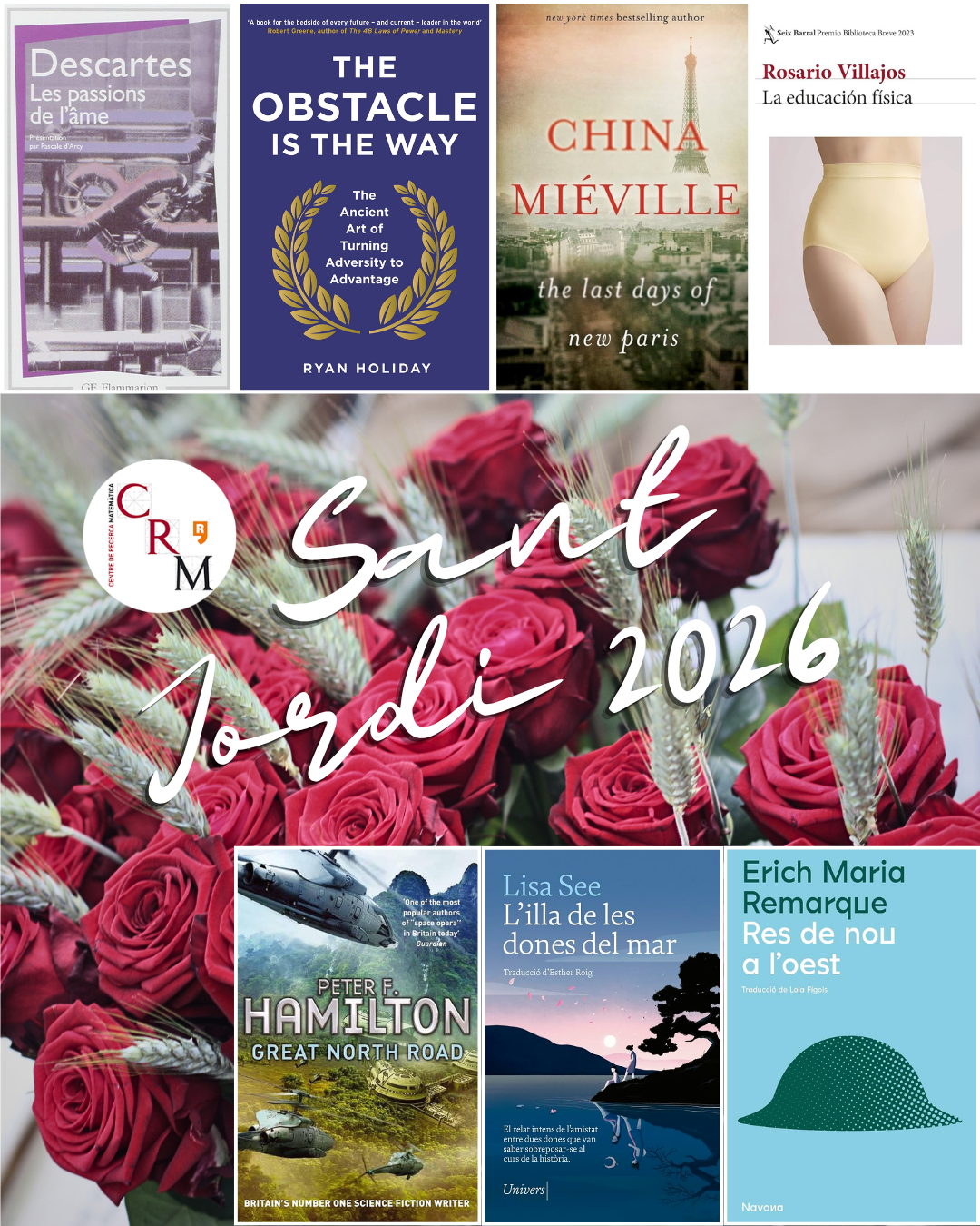 Sant Jordi 2026 al CRM