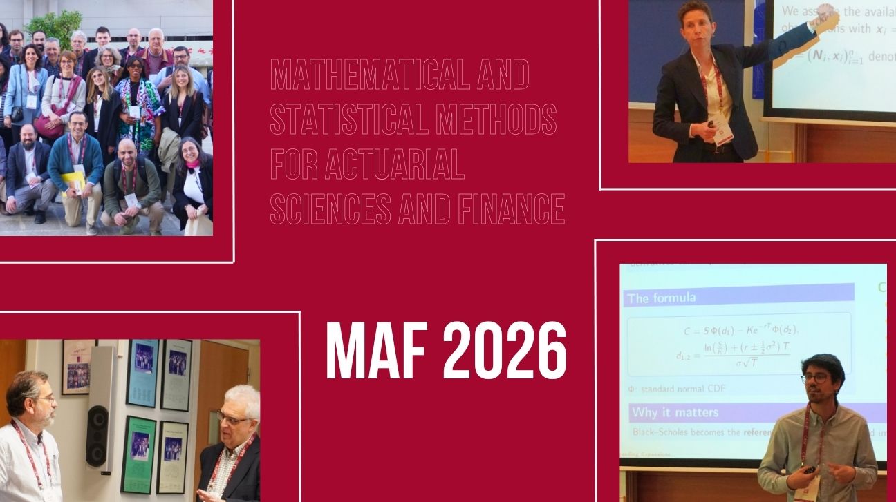MAF 2026: Mathematics and Statistics at the Service of Actuarial Sciences and Finance