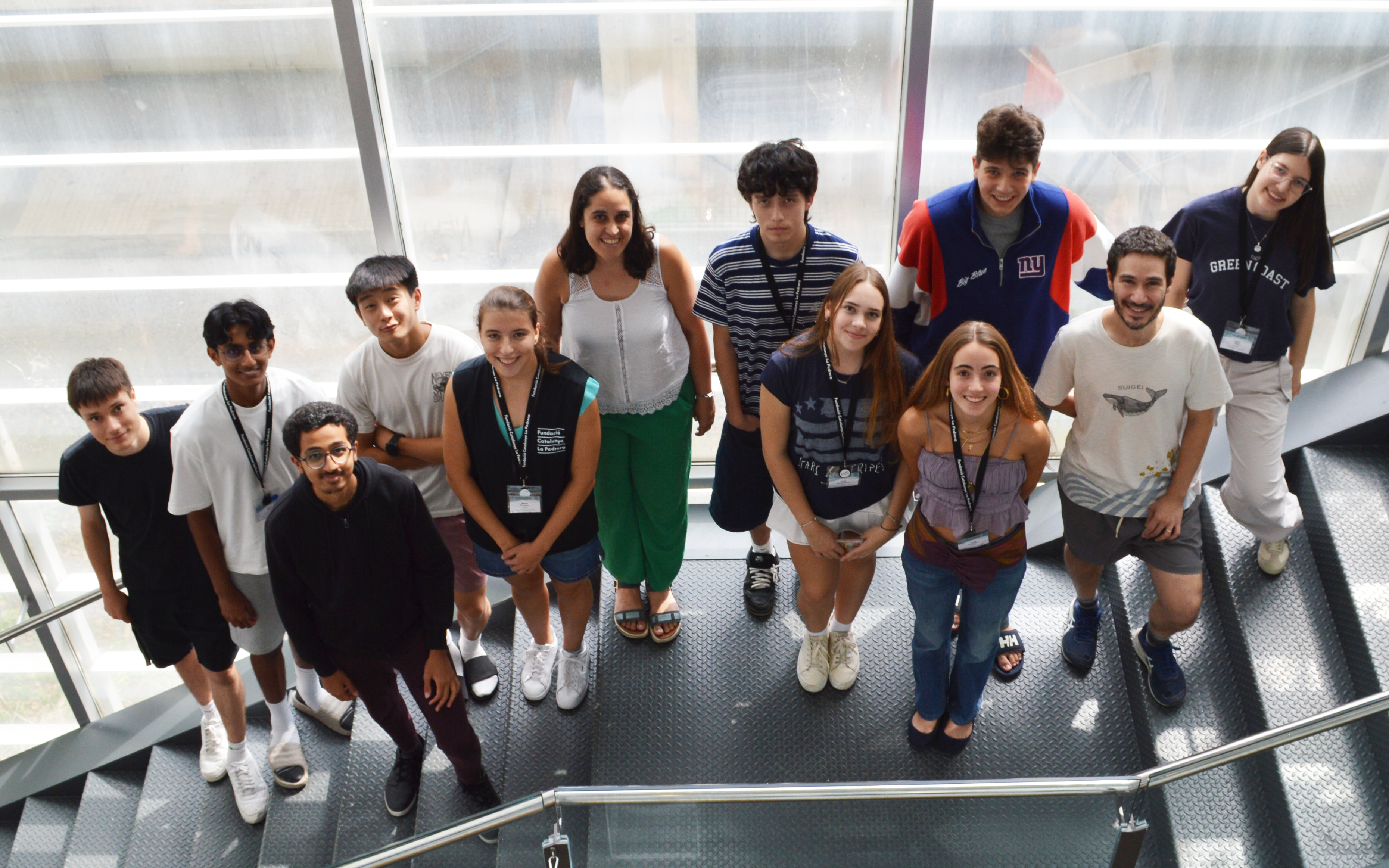 The CRM hosts nine international students for the 10th Barcelona International Youth Science Challenge