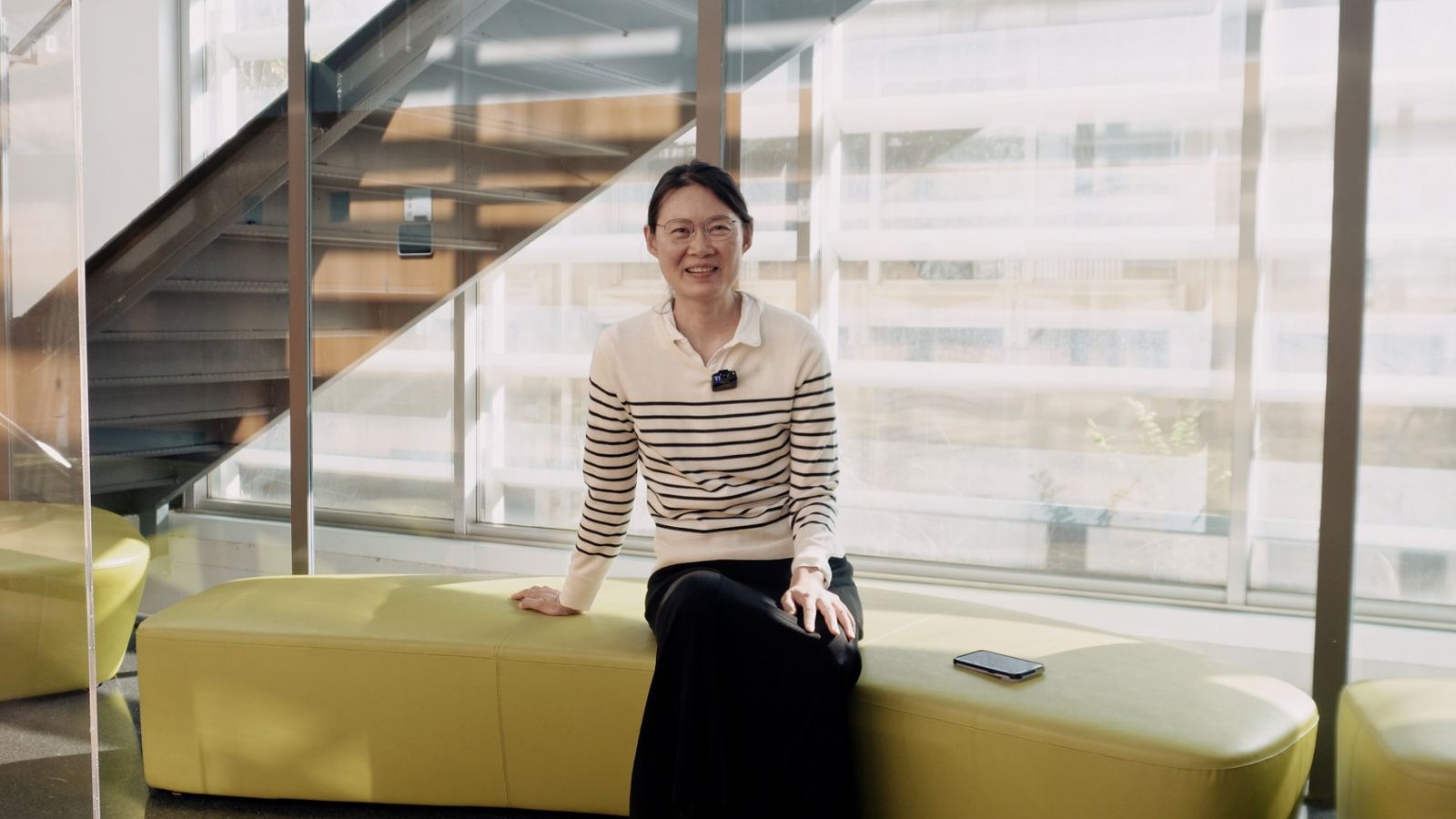 Chenchang Zhu during her interview for the CRM